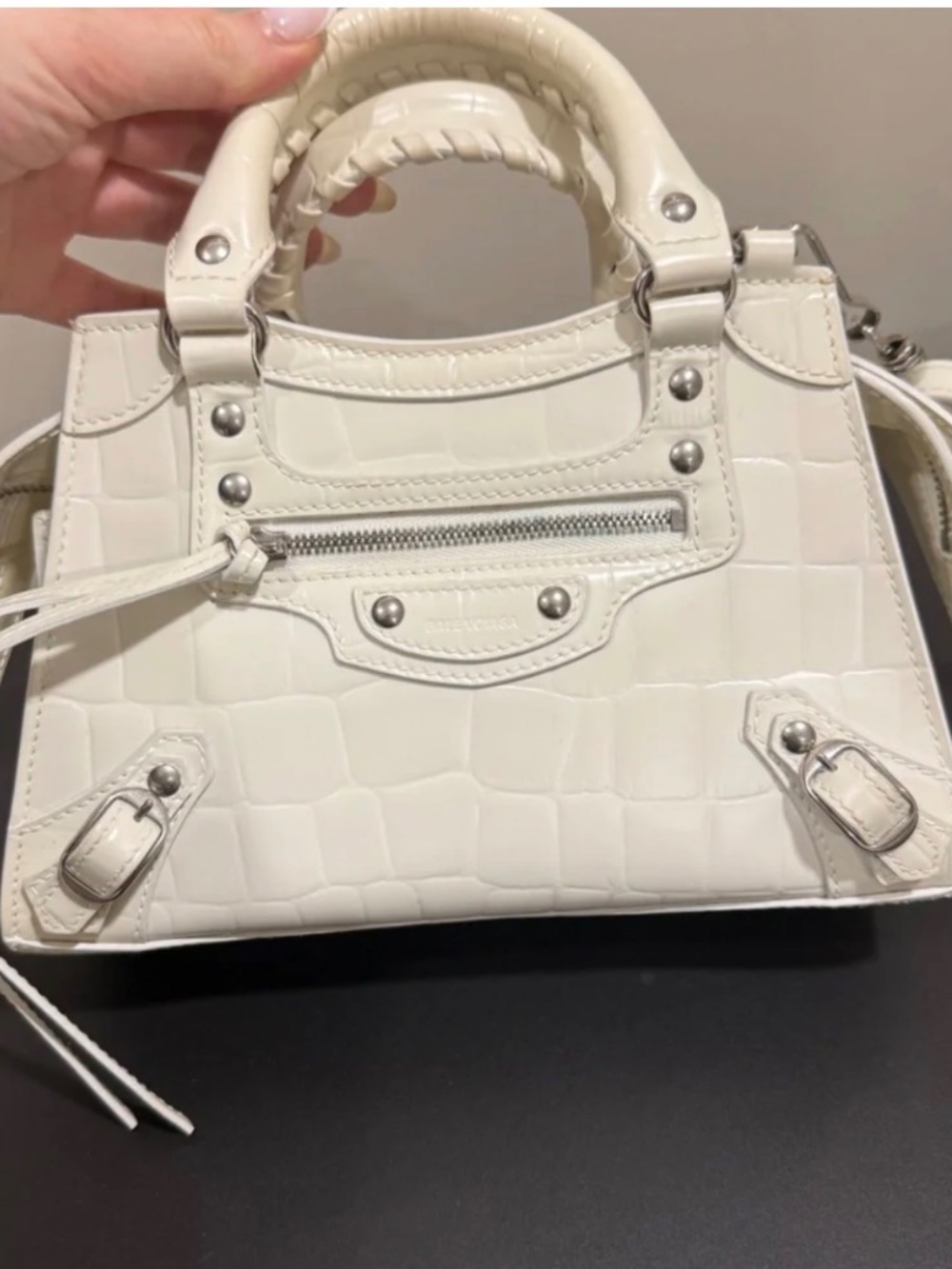 Balenciaga White Neo Classic City Bag - sale